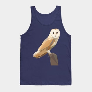 Geometric Barn Owl Tank Top